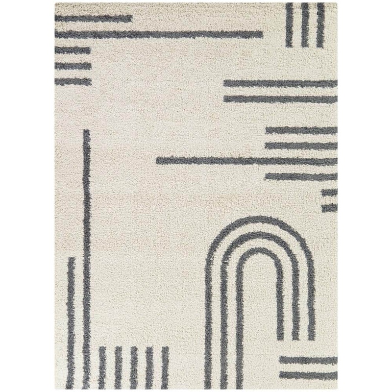 BALTA Erin Grey 8 ft. x 10 ft. Striped Area Rug 3115457