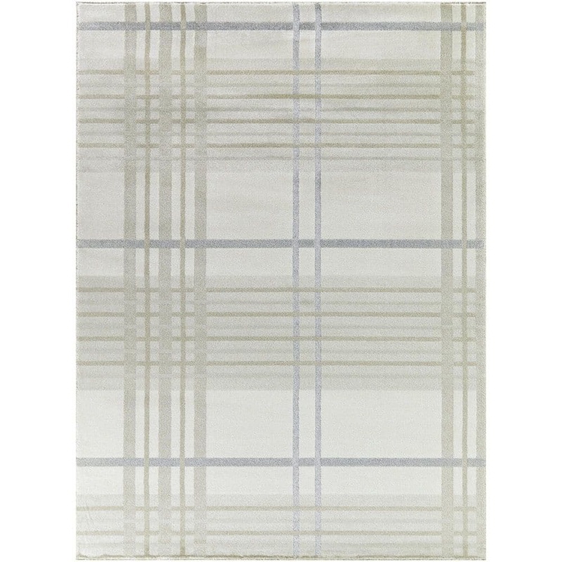 BALTA Hannes Grey 7 ft. 10 in. x 10 ft. Plaid Area Rug 3099986