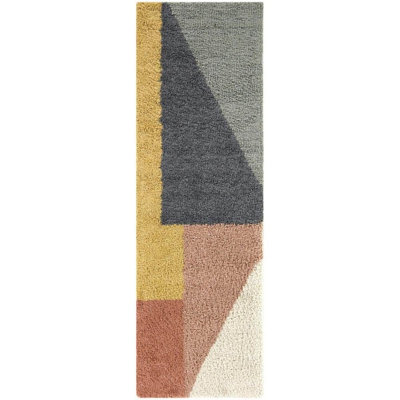 BALTA Jordan Navy 2 ft. x 7 ft. Geometric Runner Rug 3106478