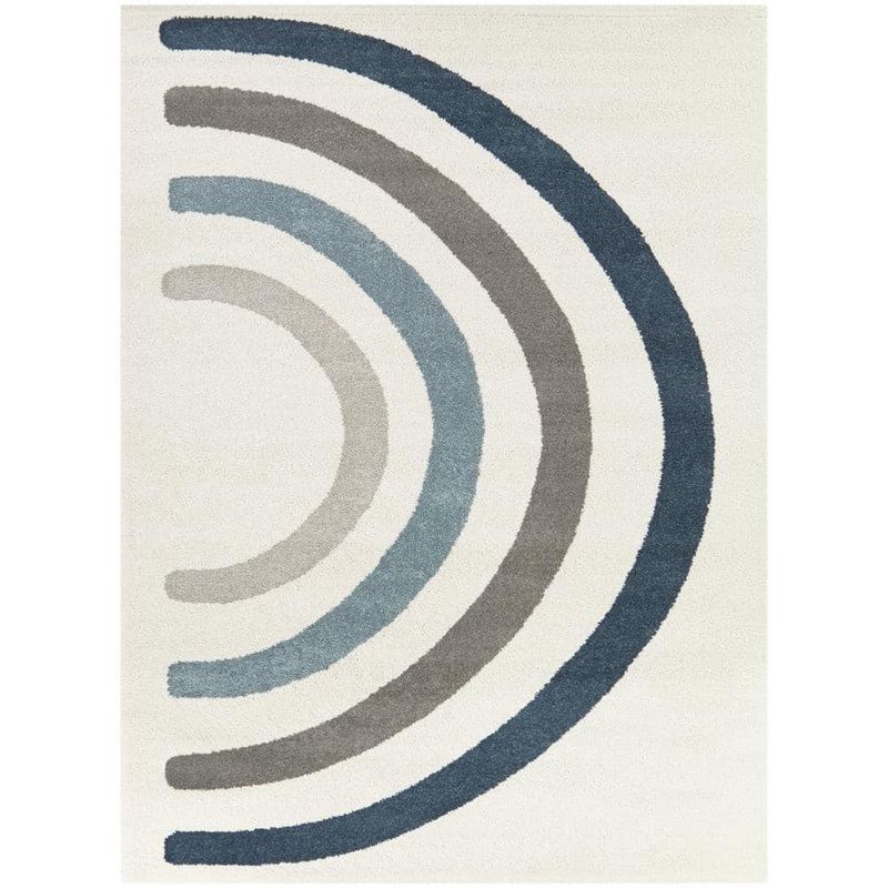BALTA Kallee Blue 4 ft. x 6 ft. Rainbow Area Rug 3122528