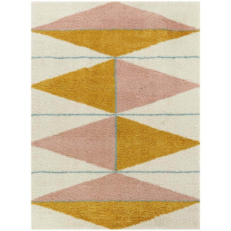 BALTA Levine Orange 7 ft. x 9 ft. Geometric Area Rug 3122006