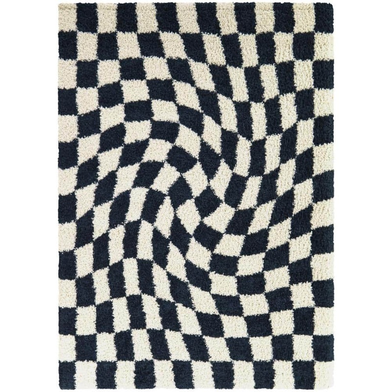 BALTA Luther Navy 8 ft. x 10 ft. Checkered Area Rug 3111285