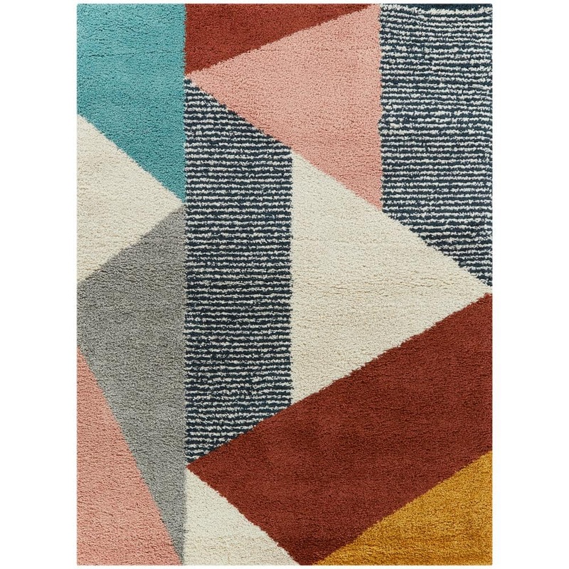 BALTA Merril Burnt Orange 8 ft. x 10 ft. Modern Shag Area Rug 3011992