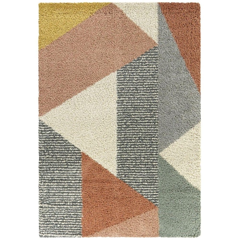 BALTA Merril Pink 4 ft. 4 in. x 6 ft. Geometric Area Rug 3106496