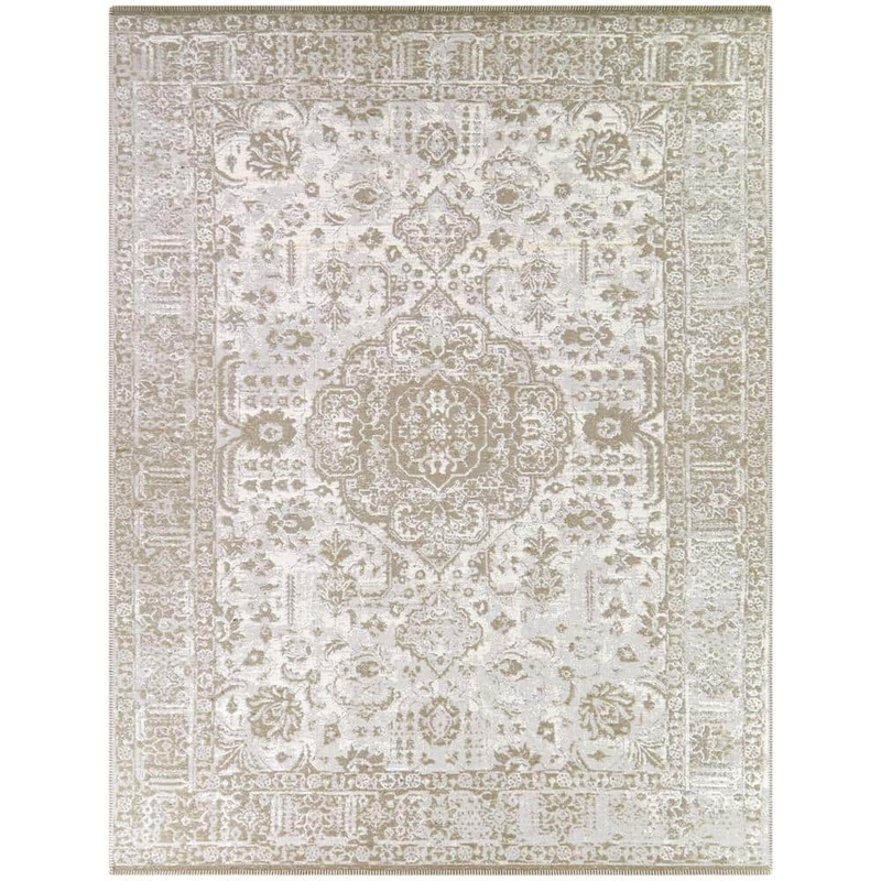BALTA Resvani Cream 8 ft. x 10 ft. Medallion Area Rug 3122650