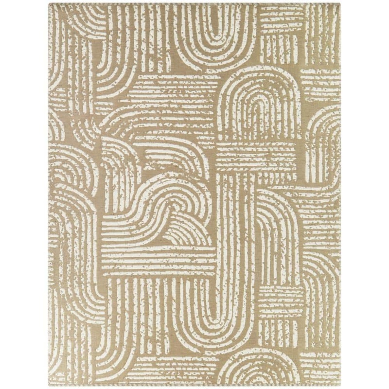 BALTA Scowen Tan 8 ft. x 10 ft. Abstract Area Rug 3122647
