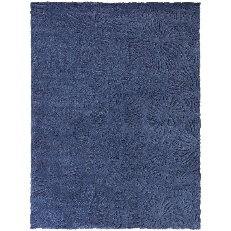 BALTA Shelley Blue 5 ft. x 7 ft. Spiral Shells Area Rug 3124840