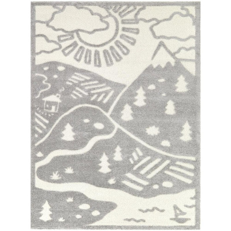 BALTA Sherwood Cream 4 ft. x 6 ft. Mountains Area Rug 3122477