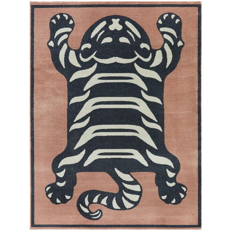 BALTA Tigris Rust 7 ft. 10 in. x 10 ft. Animal Print Area Rug 3099990