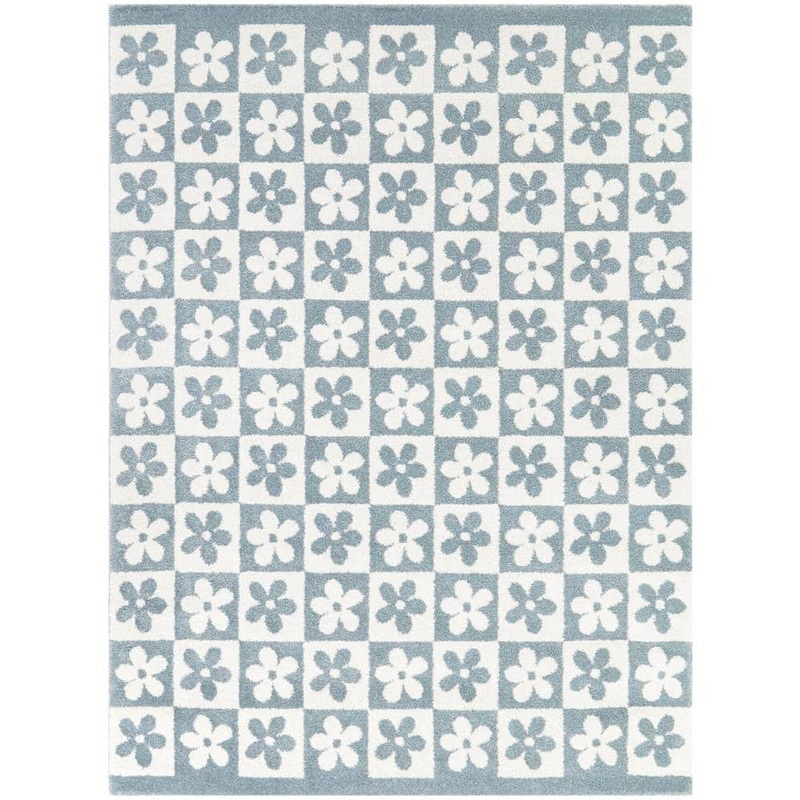 BALTA Ambrose Blue 8 ft. x 10 ft. Floral Area Rug 3122510