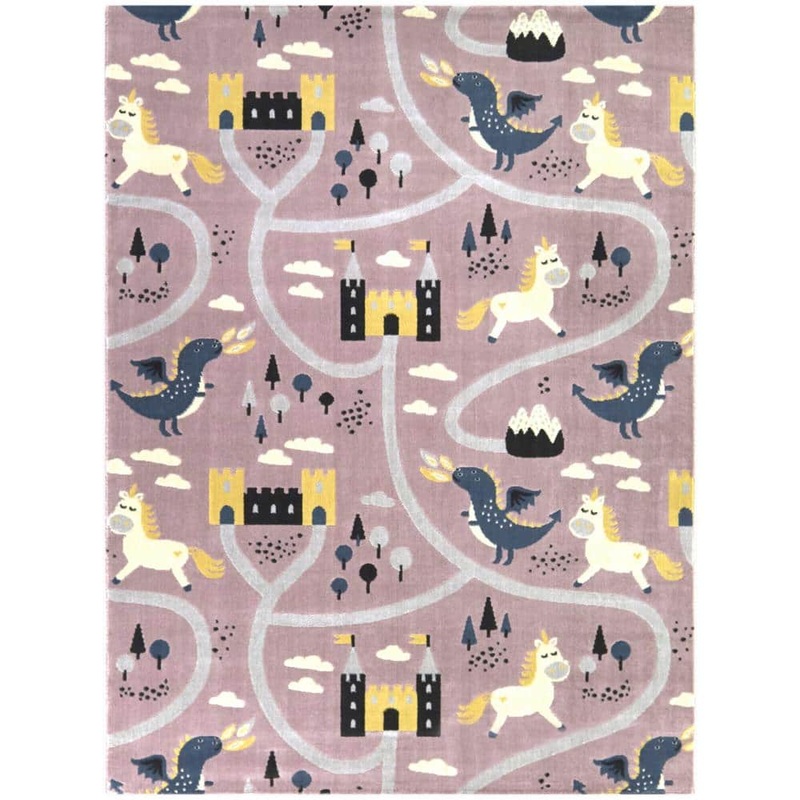 BALTA Audrey Pink 4 ft. x 6 ft. Castle Area Rug 3115675