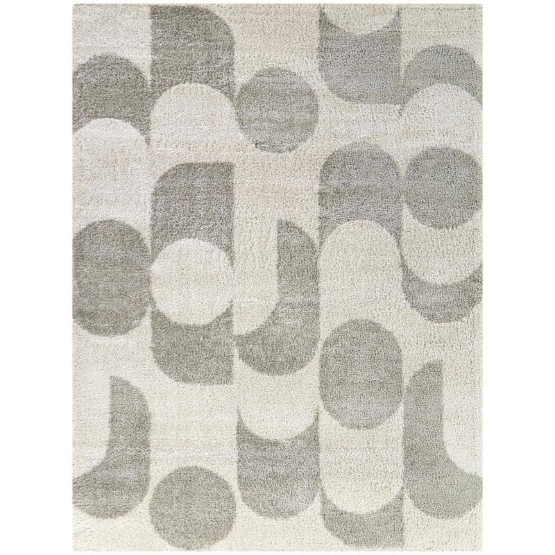 BALTA Cesaire Grey 5 ft. x 7 ft. Geometric Area Rug 3122543