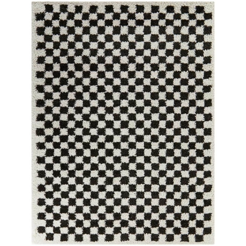 BALTA Covey Charcoal 4 ft. x 6 ft. Geometric Area Rug 3129526