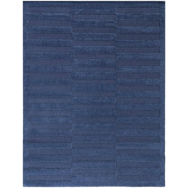 BALTA Ebright Blue 8 ft. x 10 ft. Geometric Area Rug 3135443