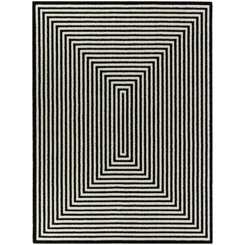BALTA Hamilton Black 8 ft. x 10 ft. Contemporary Area Rug 3091466