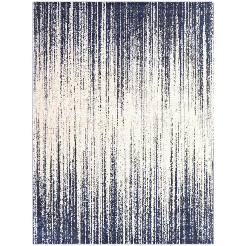 BALTA Imre Navy Blue 8 ft. x 10 ft. Abstract Area Rug 3115614