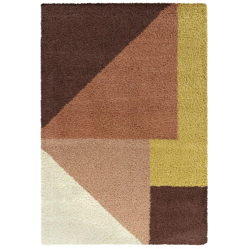 BALTA Jordan Burnt Orange 4 ft. 4 in. x 6 ft. Geometric Area Rug 3106474