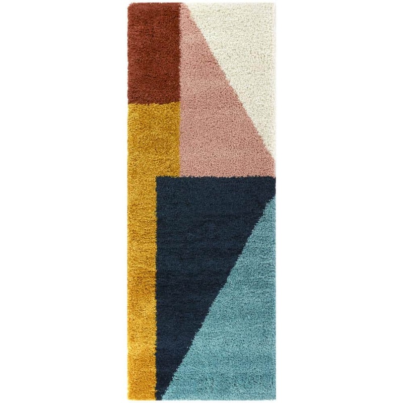 BALTA Jordan Multicolor 2 ft. x 10 ft. Geometric Runner Rug 3121991
