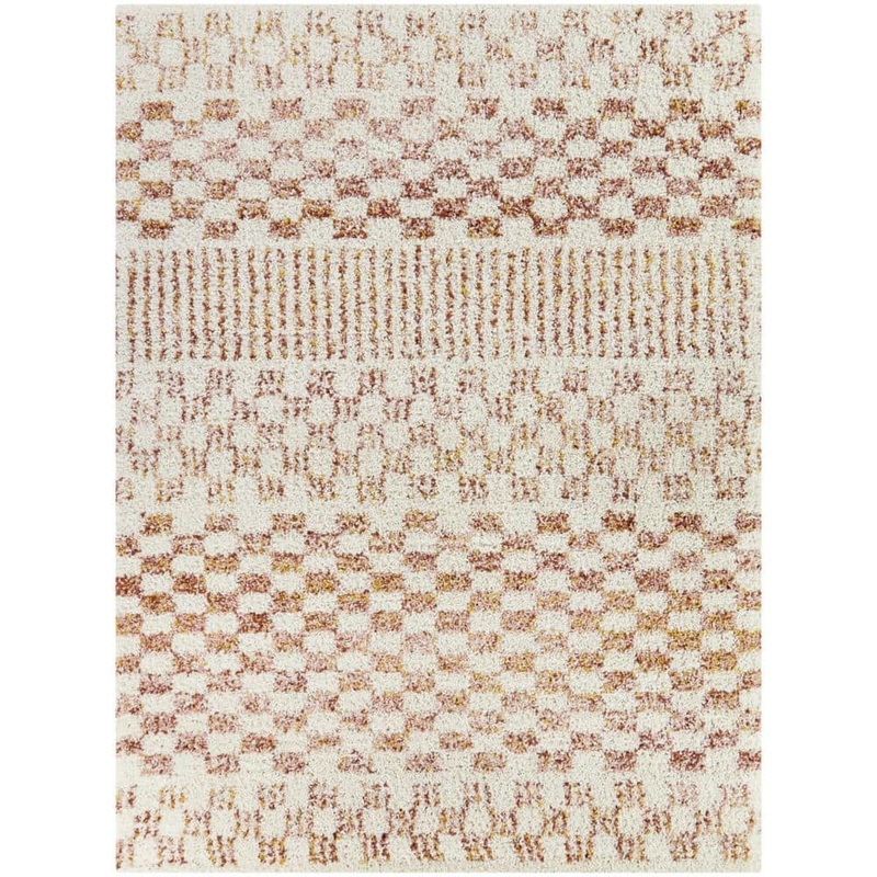 BALTA Mendieta Orange 5 ft. 3 in. x 7 ft. Geometric Area Rug 3098682