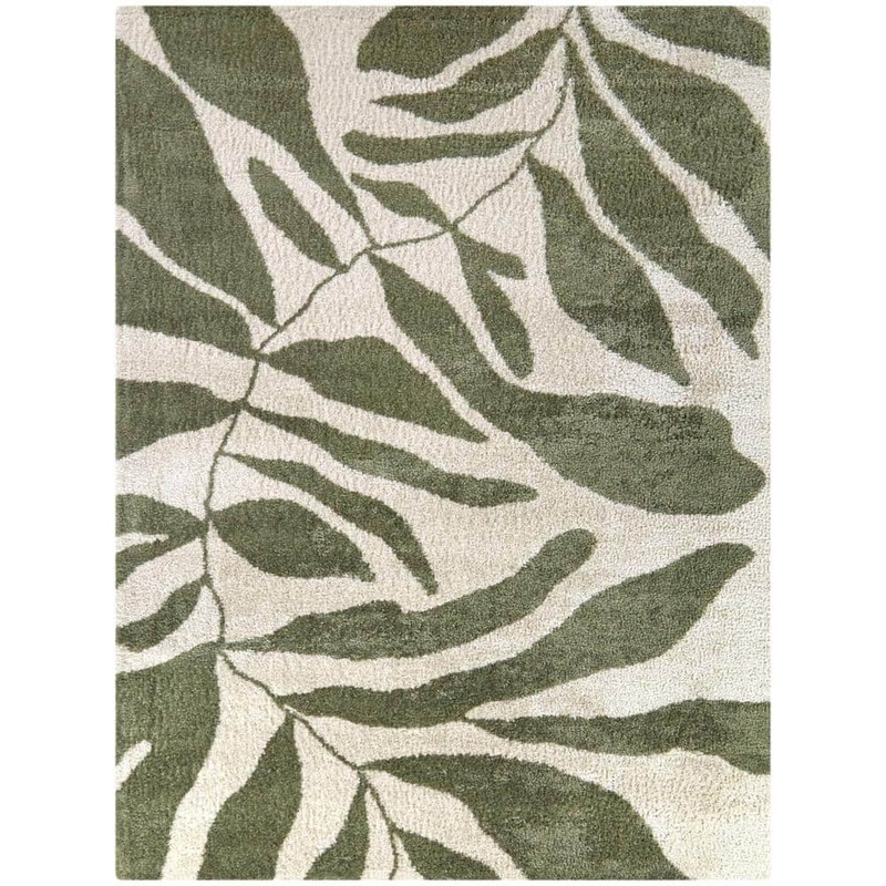 BALTA Misan Green 5 ft. x 7 ft. Abstract Area Rug 3122606