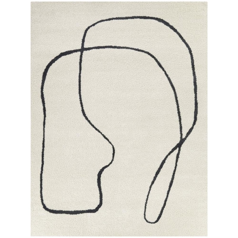 BALTA Remco Cream 5 ft. x 7 ft. Abstract Area Rug 3115639