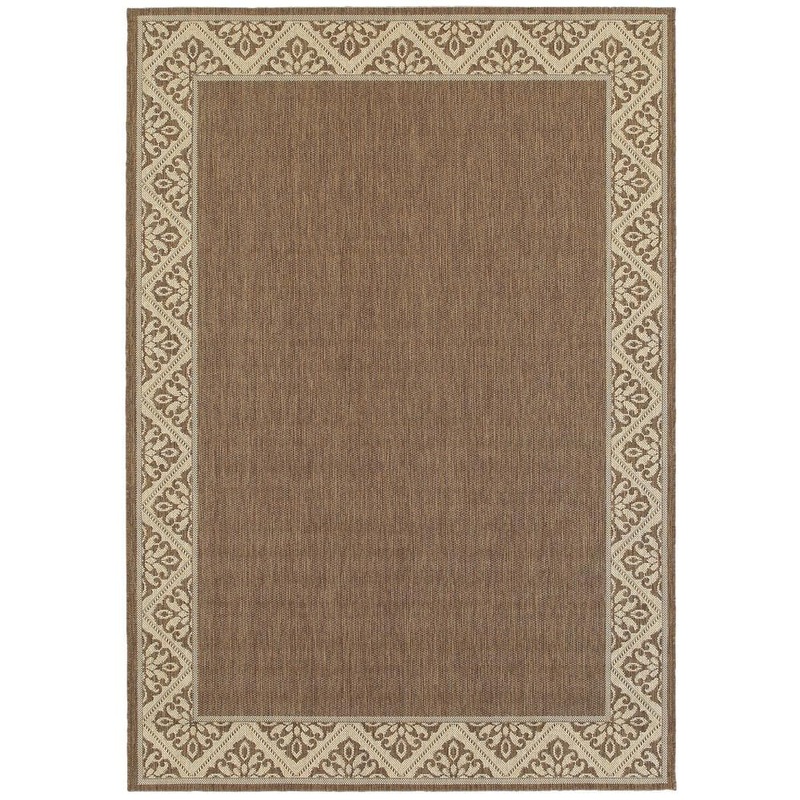 BALTA Seattle Brown 5 ft. x 7 ft. Indoor/Outdoor Area Rug 303180871602251