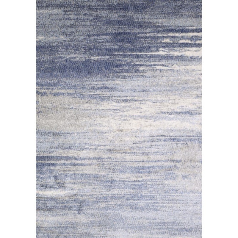 BASHIAN Everek Lt. Blue 4 ft. x 6 ft. Abstract Transitional Accent Rug 649652314945