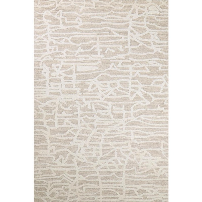 BASHIAN Nilito Beige 3 ft. x 8 ft. Geometric Transitional Area Rug Runner 649652317045