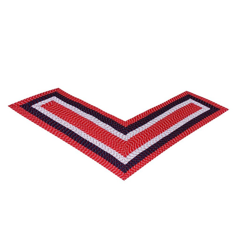 Better Trends Country Stripe Braid Collection Americana Stripe 24